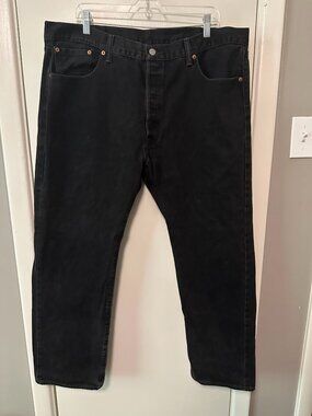 Levi's Women's 501 Black Jeans w/ Button Fly 40x30